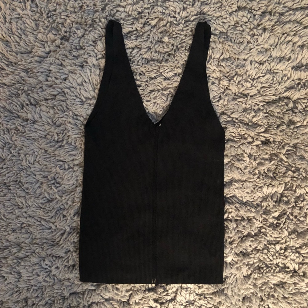 New Without Tags Milan H&M Black Knit Tank Top